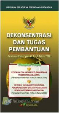 Dekonsentrasi dan tugas pembantuan