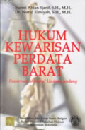 Hukum Kewarisan Perdata Barat: Pewarisan Menurut Undang-Undang / Surini Ahlan Sjarif