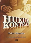 Hukum Kontrak Buku Kesatu / Munir Fuady