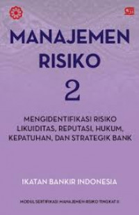 Manajemen Risiko 2 (mengidentifikasi risiko, likuiditas, reputasi, hukum, kepatuhan, dan strategik bank)