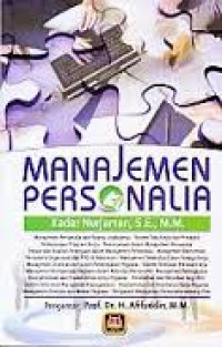 Manajemen Personalia / Kadar Nurjaman