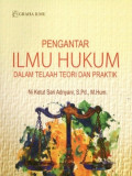Pengantar Ilmu Hukum : Dalam Telaah Teori dan Praktik
