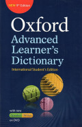 Oxford advanced learner's dictionary international student's edition /  A.S.Hornby Editor : Margaret Deuter , jennifer Bradbery , Joanna Turnbull.