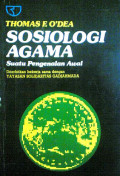 Sosiologi Agama : Suatu Pengenalan Awal / Thomas F. O'dea