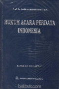 Hukum Acara Perdata Indonesia / Sudikno Mertokusumo