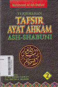 Terjemahan Tafsir Ayat Ahkam Ash-Shabuni 2 / Muhammad Ali Ash-Shabuni
