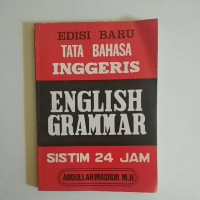Tata bahasa inggeris English Grammar / Abdullah Masrur