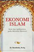 Ekonomi Islam: teori dan aplikasinya pada aktivitas ekonomi