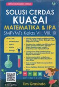 Solusi Cerdas Kuasai Matematika dan IPA SMP / MTs Kelas VII, VIII, IX