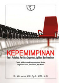 Kepemimpinan: teori, psikologi, perilaku organisasi, aplikasi dan penelitian