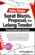 Buku Pintar Surat Bisnis Proposal dan Lelang Tender