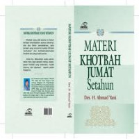 Materi Khotbah Jumat Setahun / Ahmad Yani