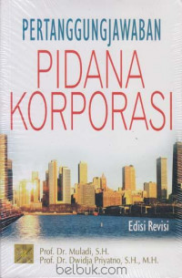Pertanggungjawaban Pidana Korporasi