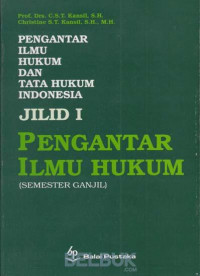 Pengantar Ilmu Hukum Jilid 1 / C.S.T. Kansil