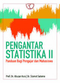 Pengantar Statistika II: panduan bagi pengajar dan mahasiswa