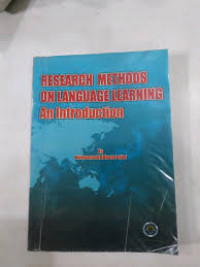 Research Methods On Language Learning An Introduction