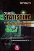 Pengantar Statistika untuk Penelitian : Pendidikan, Sosial, Komunikasi, Ekonomi, dan Bisnis/ Riduwan