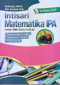 Intisari Matematika IPA untuk SMA Kelas X-XI-XII / Sudrajat