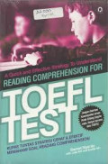 A Quick and Effective Strategy To Understand Reading Comprehensions For Toefl Test