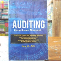 Image of Auditing pemeriksaan akuntansi I / Hery